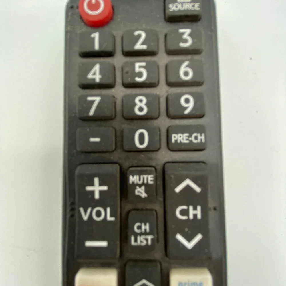 Samsung BN59-01315A Smart TV Remote Black Netflix Prime‎ Hulu Parts-Untested